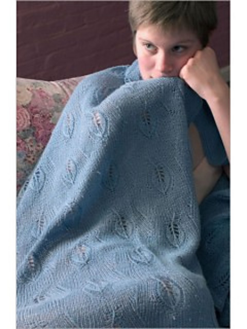 Streaming Leaves Shawl
