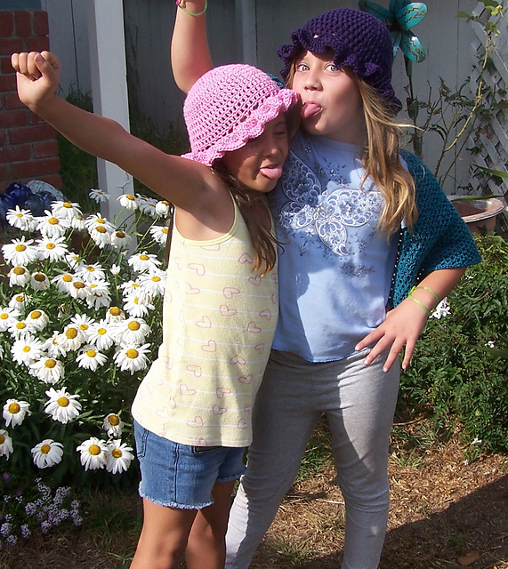 Ruffled Girlie Hat