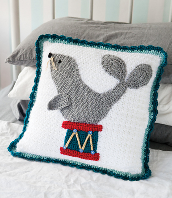 Ravelry: Seal Pillow pattern by Michele Wilcox