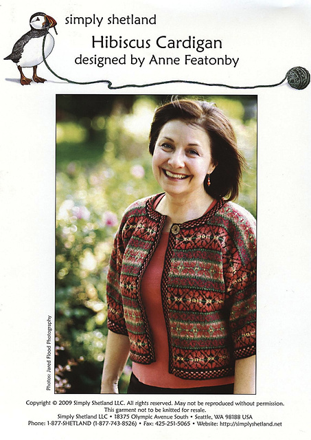 Hibiscus Cardigan