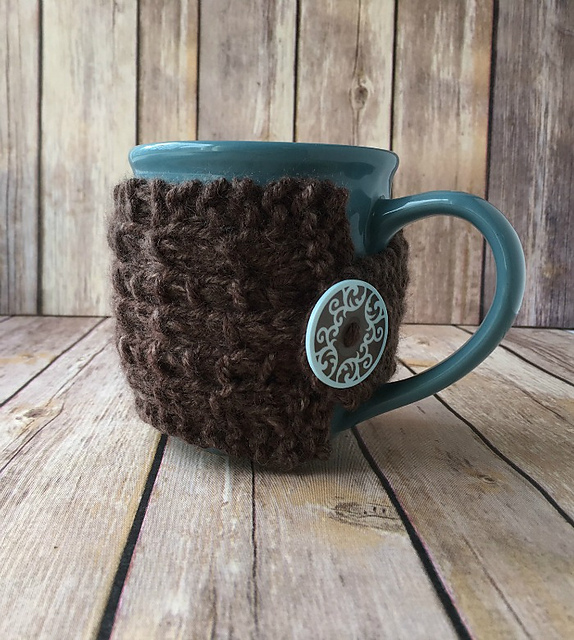Quick Knit Coffee Cozy