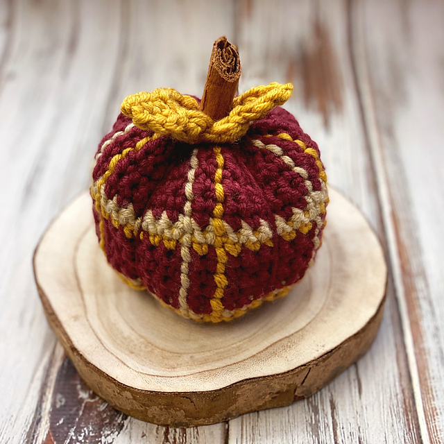Tartan Plaid Pumpkin