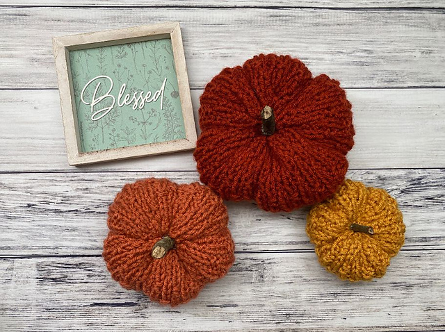 Easy Basketweave Pumpkins