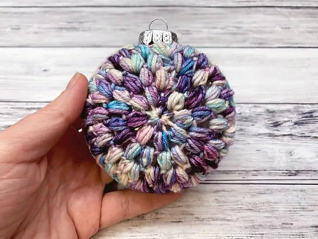Puff Stitch Ornament