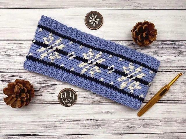Snowflake Ear Warmer