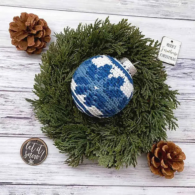 Fair Isle Christmas Ornament