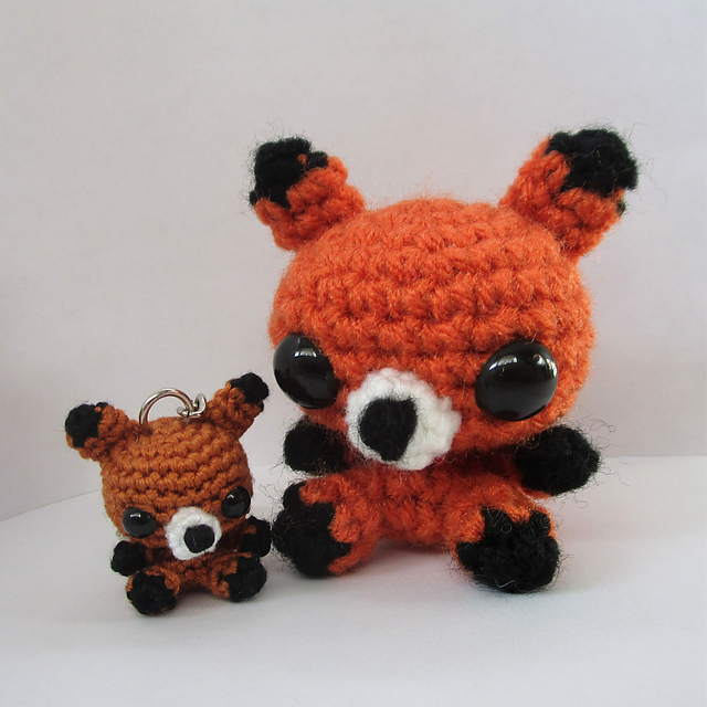 Fantastic Little Fox or Wolf Keychain