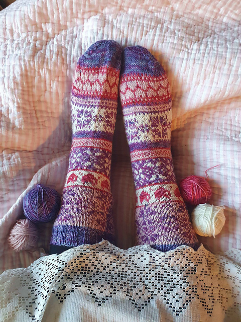 Scandi Sweethearts Socks