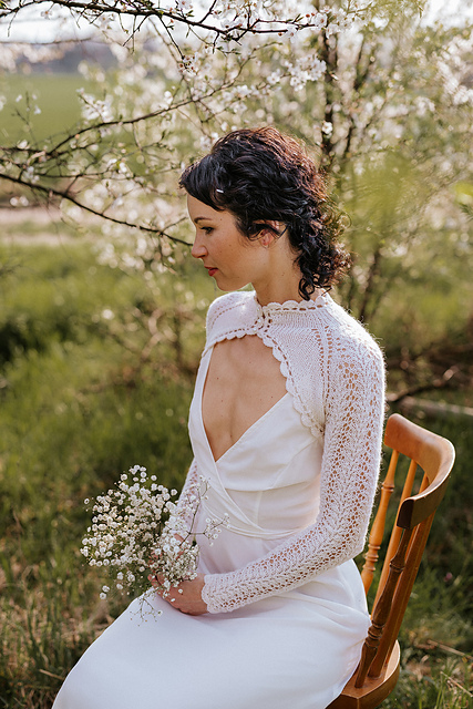 Long sleeve retro bolero