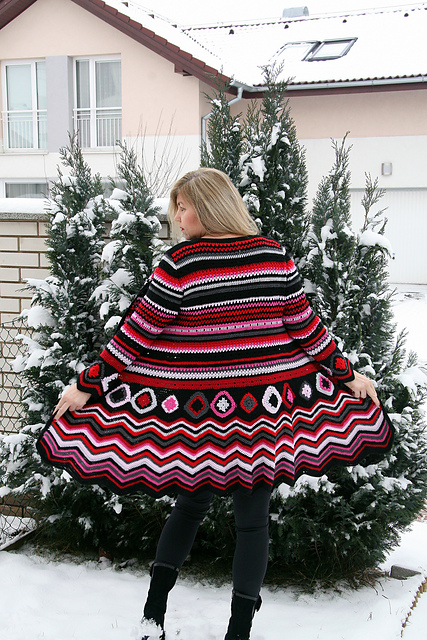 Crochet Cardi Berries