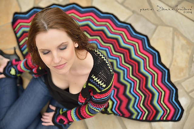 Coat Maxi Psychedelic