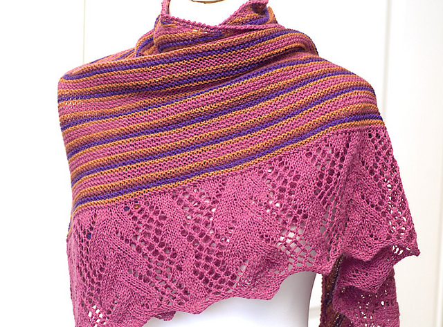 Lace Schultertuch Abendröte