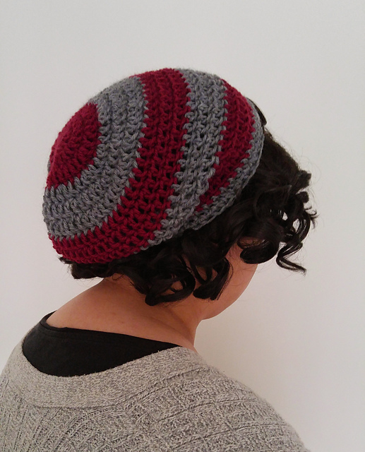 Ravelry: Slouchy, Stripy Hat pattern by Ava Z