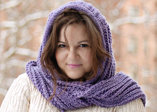 #15 Hoodie Scarf 