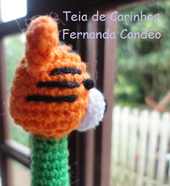 Tiger Pencil Topper