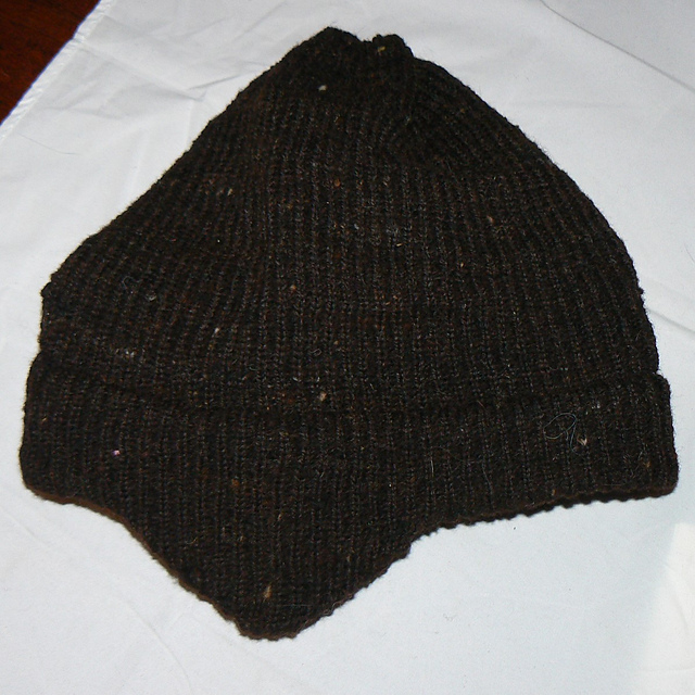 Machine Knit Ear Flap Hat