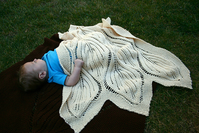 Baby Falling Leaves Blanket
