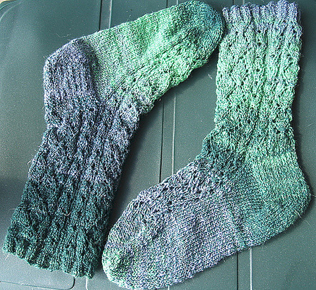 Cucumber Falls Socks