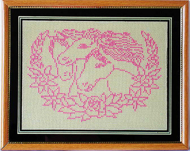 Beaded Filet Wall Hanging