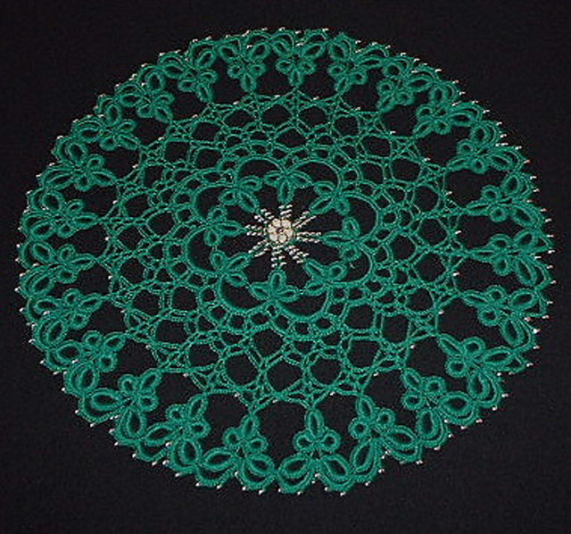 Beaded Shamrocks
