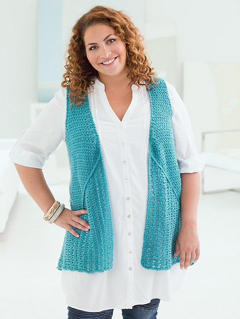 Curvy Girl Drapey Vest