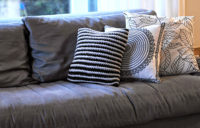 Chunky Knit Look Pillow Cover
