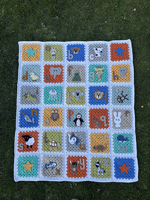 A to Z Animal Blanket
