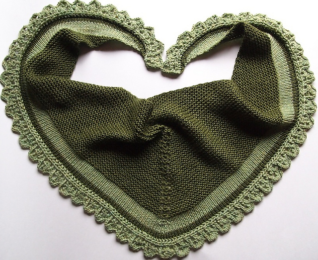 Big Fish Heart Shawl