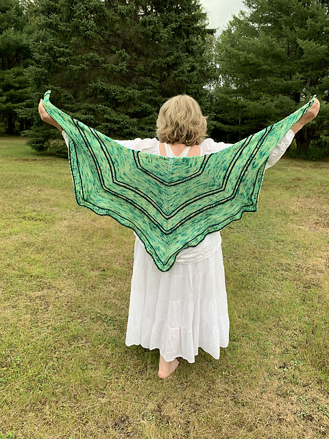 Painted Glass Shawl