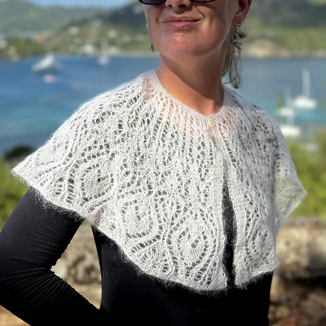 Bridal Heart Lace Cape