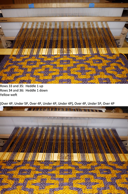 Ravelry: fiametta's Deflected double weave on a rigid heddle loom