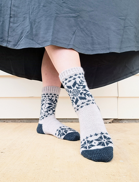 Shades of Winter Socks