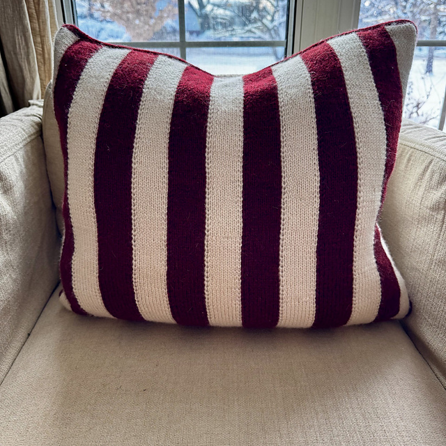 Piped Stripe Pillow