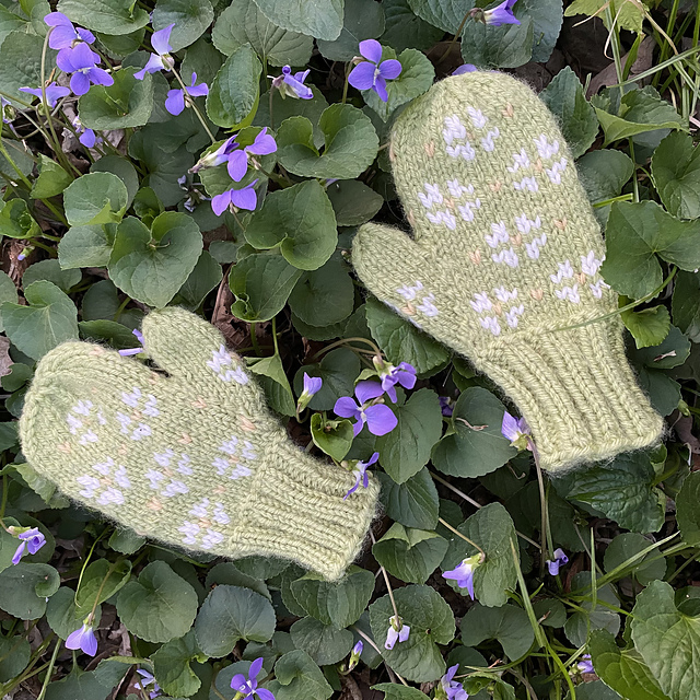Petite Fleur Mittens