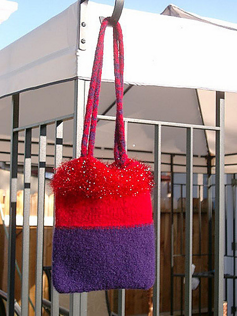 Fur Trimmed Tote 