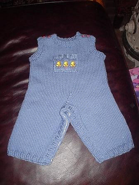 Baby Blue Overalls