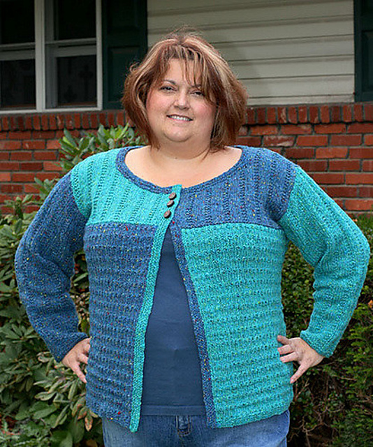 1007 Textured Cardigan