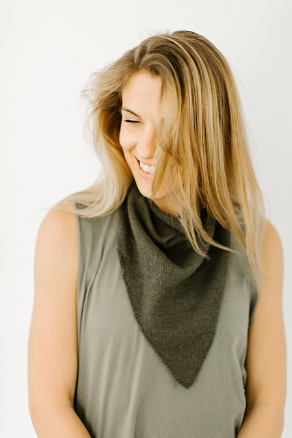 Simple Sage Handkerchief