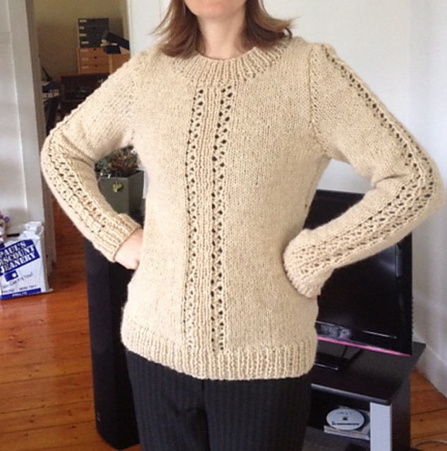 Panel Detail Sweater