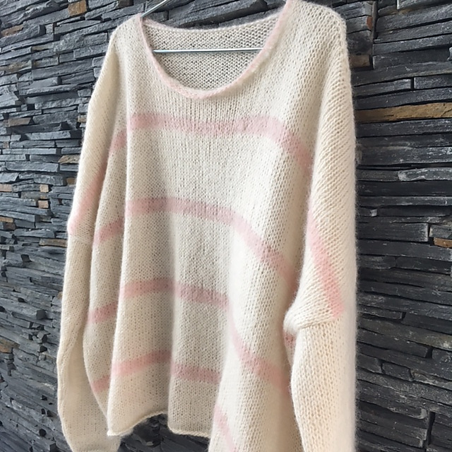le pull loose façon marinière