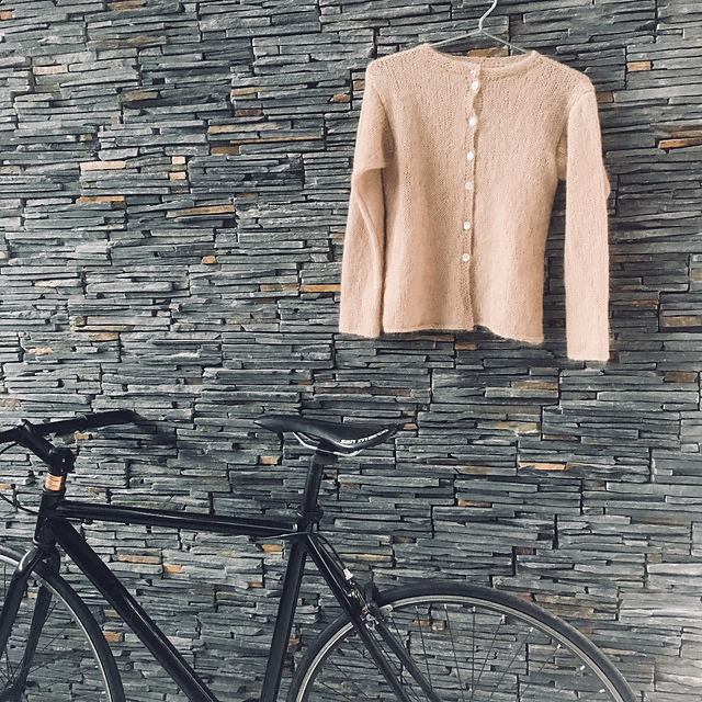 Gilet tout simple en silky kid