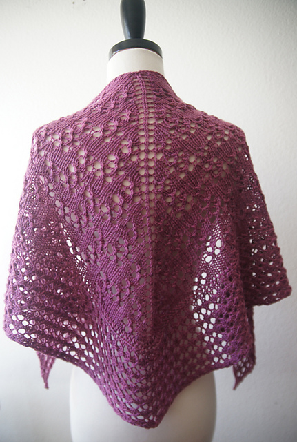 Damson Plum Shawl