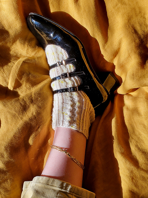 Ravelry: Fancy Folk Socks pattern by Catie Robbins