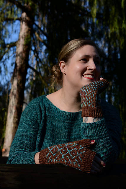 Scavenger Fingerless Mittens