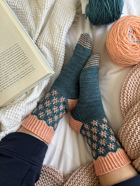 Snowburst Socks