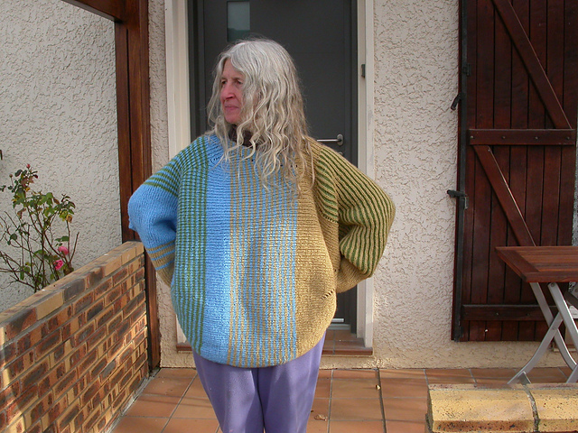 Pull oversized à fentes 143-19