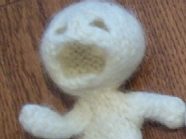 Felted Kodama Dolls