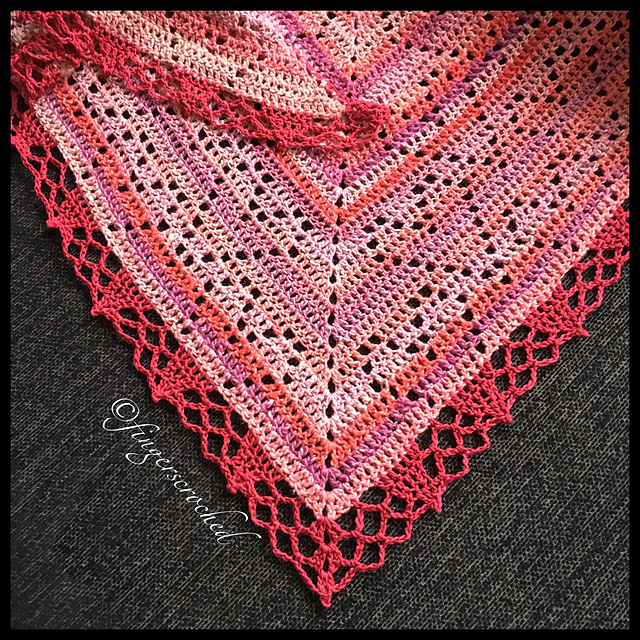 Valentinsjalen/Valentines shawl