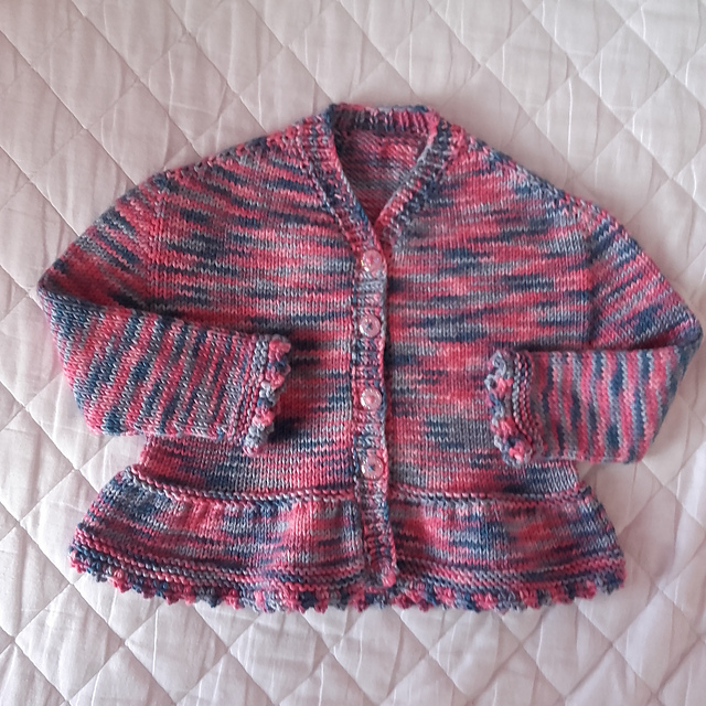 2502 Contiguous Baby Cardigan