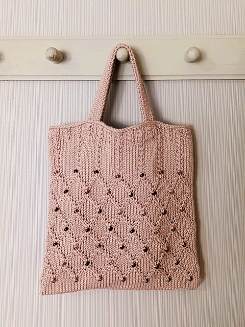 Little beaded book tote